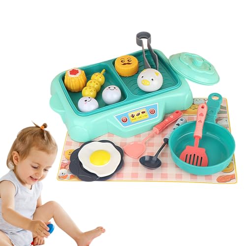 Kids Kitchen Playset, spielen Essensets für Kids Kitchen - 16-köpfiges Kochgeschirrsspielküchenkit tun Play Cooking Toys - Realistische interaktive gebratene Eier -Spielset, Party bevorzugt Accessoire Kids Kitchen Playset, spielen Essensets für Kids Kitchen - 16-köpfiges Kochgeschirrsspielküchenkit tun Play Cooking Toys - Realistische interaktive gebratene Eier -Spielset, Party bevorzugt Accessoire von Generisch
