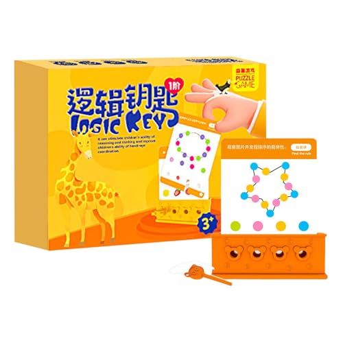 Kids Logic Enhancer Toys, Kids Logic Key Toys | Logische Logik Lernen - Hand-Eye-Koordinierungsverstärker, logisches farbenfrohes Denken unterrichten Hilfsmittel für, Kinder von Generisch