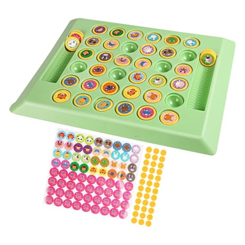 Kids Matching Game Travel Toy - Two Player Memory Challenge | Sensory Lernaktivität Vorschulkindergarten, kognitive Fähigkeiten, die lustige Matching -Karten aufbauen, Set, Bildungsspiel für Roadtrips von Generisch