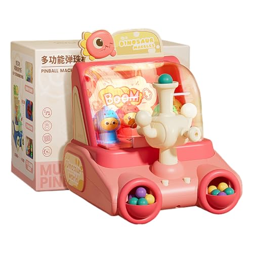 Kids Pinball - Flippermaschine Für Kinder, Pin -Balls | Maschinen Kinder,Tabletop Electronic Arcade Pinball | Handheld Interactive Arca Brettspiel Mit Lights & Musik Für Kinder Mädchen Kinder von Generisch