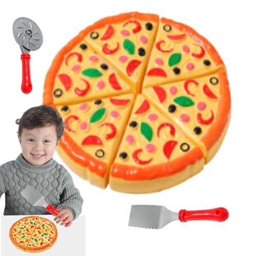 Kids Pizza Playset, Pizza Play Set | Küchenspielzeug gefälschte Food Pizza Playset | Interaktive Spielen Küchenzubehör, Kinderspiele Kochen und Schneiden, Vorschullernaktivitäten Kids Pizza Playset, Pizza Play Set | Küchenspielzeug gefälschte Food Pizza Playset | Interaktive Spielen Küchenzubehör, Kinderspiele Kochen und Schneiden, Vorschullernaktivitäten von Generisch