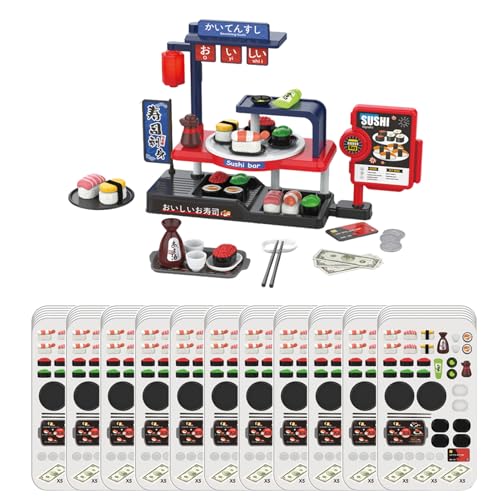 Kids Play Kitchen, Grocery Store Toy, 31x22x8cm/12.2x8.66x3.15 Inches Interactive, Transforming Design, Lights and Sound Features, for Indoor Pretend and Learning Fun von Generisch