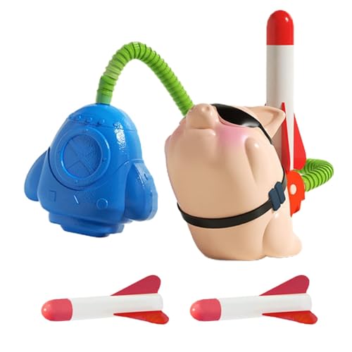 Kids Rocket Launch Toy, Rocket Stomper for Kids – Stomperrocket aus Schaumstoff mit Affenwerfer-Pad – Springen im Freien, Sportspiel für Kinder von Generisch