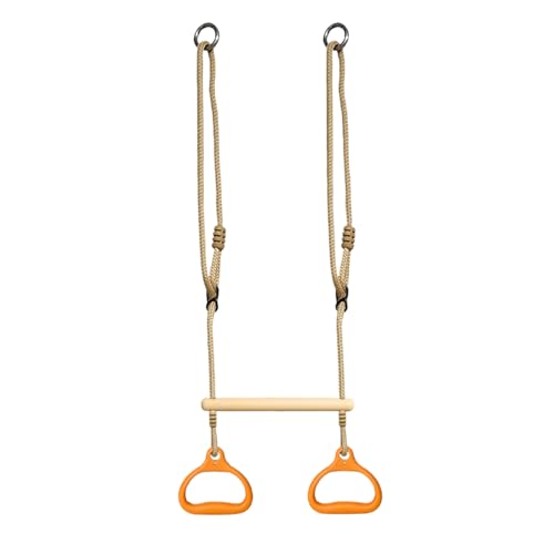 Kids Swing -Set bestehend aus Trapezbar - Holz -Trapez -Schaukeln, Kletterrahmenzubehör | Sensorisches Spiel Playset Kit, Innen im Freien langlebige Sets für Kinder Kinder Erwachsene Hinterhof Spaß Kids Swing -Set bestehend aus Trapezbar - Holz -Trapez -Schaukeln, Kletterrahmenzubehör | Sensorisches Spiel Playset Kit, Innen im Freien langlebige Sets für Kinder Kinder Erwachsene Hinterhof Spaß von Generisch