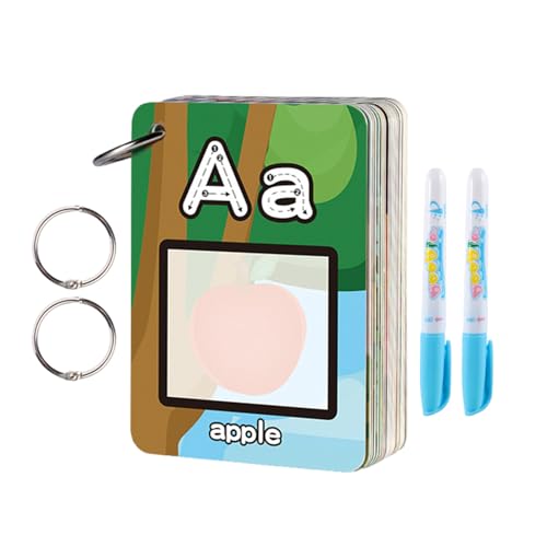 Kids Water Zeichenbuch - Alphabet Malvorlagen, Kreatives Spielzeug | Interaktive Wasserkunstaktivität Für Und Mädchen, 26 Briefe Lernbuch Für Kleinkinder, Bildungskunst -Set Für Kinder von Generisch