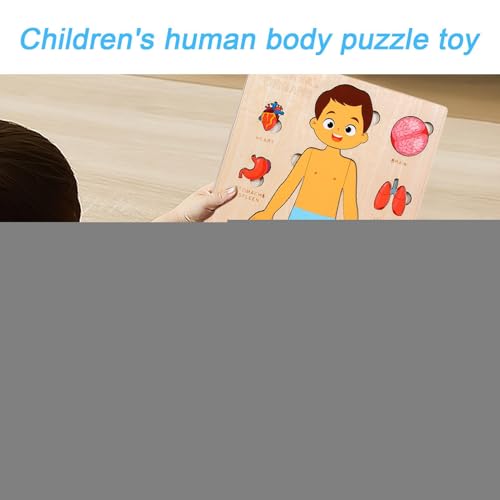 Kinder Anatomie Spielzeug | Holz Lernspielzeug Menschliche Körperteile - Entwicklungsspielzeug Für Kinder Im Krankenhaus Für Mädchen Jugendliche Studenten Und Kleinkinder In von Generisch
