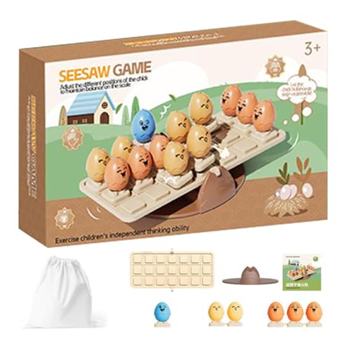 Kinder Balance Spielzeug | Wippe Stapelspiel,Pädagogisches Lernspiel Mit Sinnesaktivität Und Hühner Design Interaktiv Für Kleinkinder Im Klassenzimmer Kindergarten Kindergeburtstag Kinder Balance Spielzeug | Wippe Stapelspiel,Pädagogisches Lernspiel Mit Sinnesaktivität Und Hühner Design Interaktiv Für Kleinkinder Im Klassenzimmer Kindergarten Kindergeburtstag von Generisch