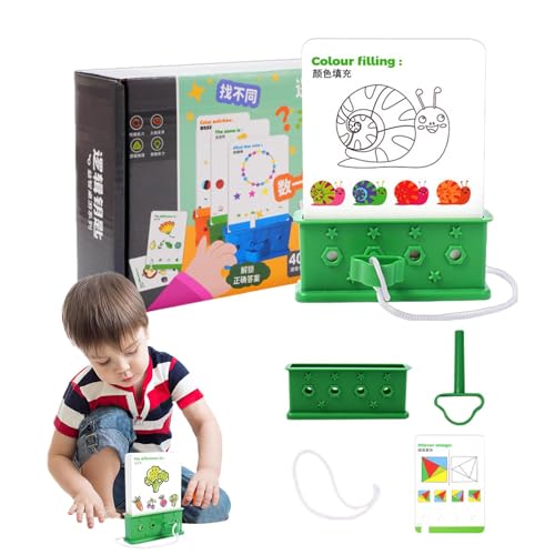 Kinder Brain Teaser Game - Interaktives logisches Denken für Lernen & Spaß | Pädagogische Gehirnspiele, STEM Cognitive Development Toy für und Mädchen, reisefreundliche Problemlösung Herausford von Generisch