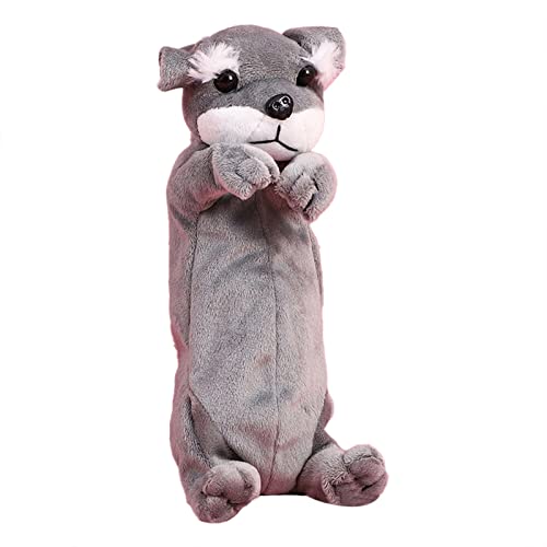 Kinder-Federmäppchen, 1 Stück, Tasche mit Hundewelpen-Design, Tier-Schreibwaren-Tasche, Bleistift-Funktion, Aufbewahrungsbeutel mit Reißverschluss für Schule, Schreibwaren, Mädchen, Make-up, Kosmetik von Generisch