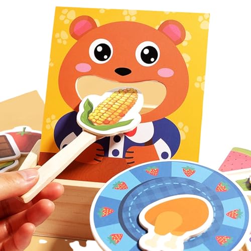 Kinder Fütterungsspielzeug - Rollenspiel-Lebensmittel Set Für Kinder - Holz-Lebensmittel-Set Mit Lernspielzeug Für Vorschule, Kindergarten & Unterwegs Kinder Fütterungsspielzeug - Rollenspiel-Lebensmittel Set Für Kinder - Holz-Lebensmittel-Set Mit Lernspielzeug Für Vorschule, Kindergarten & Unterwegs von Generisch