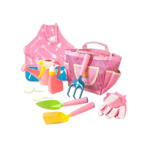 Kinder Gartengeräte Set, Metall Kinder Gartenset,Gartenspielzeug Set,Spielwerkzeuge für den Strand/Garten mit Schaufel, Harke, Gießkanne, Gartentasche, Gartengeschenke für Jungen Mädchen (10-teiliges) Kinder Gartengeräte Set, Metall Kinder Gartenset,Gartenspielzeug Set,Spielwerkzeuge für den Strand/Garten mit Schaufel, Harke, Gießkanne, Gartentasche, Gartengeschenke für Jungen Mädchen (10-teiliges) von Generisch