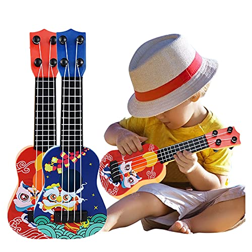 Kinder Gitarre 25,5 cm Blau Mini Musikspielzeug 4 Stimmbare Saiten Anfänger Spielzeug Lernspielzeug für Jungen Mädchen Geschenk Kinder Gitarre 25,5 cm Blau Mini Musikspielzeug 4 Stimmbare Saiten Anfänger Spielzeug Lernspielzeug für Jungen Mädchen Geschenk von Generisch