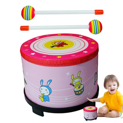 Kinder Handtrommel, Kinderrhythmus -Drum -Bildungsspielzeug, hölzerne Percussion -Instrument mit Stick, musikalisches Lernspielzeug für Aufführungen, Partys, Festivals Kinder Handtrommel, Kinderrhythmus -Drum -Bildungsspielzeug, hölzerne Percussion -Instrument mit Stick, musikalisches Lernspielzeug für Aufführungen, Partys, Festivals von Generisch