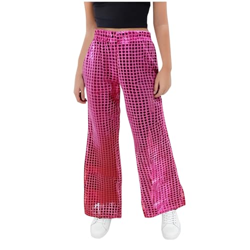 Kinder-Hose, Mädchen, Geschenk, 2025, metallisch, glänzend, holografisch, dehnbar, Hip-Hop, Jazz, weites Bein, Kleidung für Teenager, Tanzen, Raves, Festivals, Kostüme Kinder-Hose, Mädchen, Geschenk, 2025, metallisch, glänzend, holografisch, dehnbar, Hip-Hop, Jazz, weites Bein, Kleidung für Teenager, Tanzen, Raves, Festivals, Kostüme von Generisch