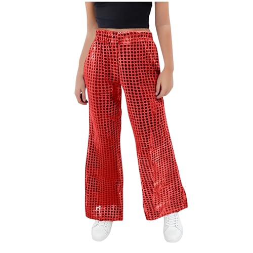 Kinder-Hose, Mädchen, Jogginghose, adrette Kleidung, metallisch, glänzend, holografisch, dehnbar, Geschenke, Hose, Hip-Hop, Jazz, weites Bein, Tanzen, Raves, Festivals, Kostüme Kinder-Hose, Mädchen, Jogginghose, adrette Kleidung, metallisch, glänzend, holografisch, dehnbar, Geschenke, Hose, Hip-Hop, Jazz, weites Bein, Tanzen, Raves, Festivals, Kostüme von Generisch