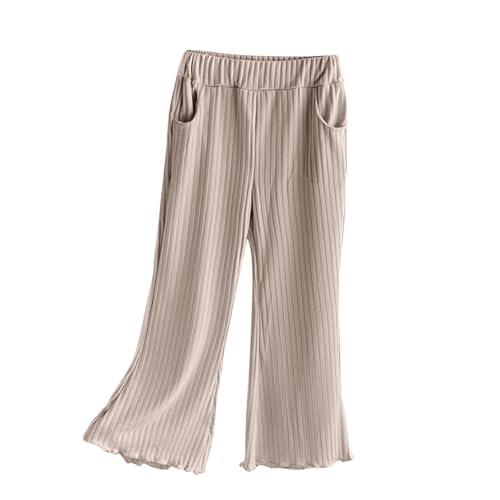Kinder-Hose, Mädchen, volle Länge, leger, hohe Taille, Baggy Palazzo, Srping Kleidung, leger, gerippt, weites Bein, dehnbar, Fußball-Trainingsanzug, Jogginghose, Sommer, Walking, fließende Outfits Kinder-Hose, Mädchen, volle Länge, leger, hohe Taille, Baggy Palazzo, Srping Kleidung, leger, gerippt, weites Bein, dehnbar, Fußball-Trainingsanzug, Jogginghose, Sommer, Walking, fließende Outfits von Generisch
