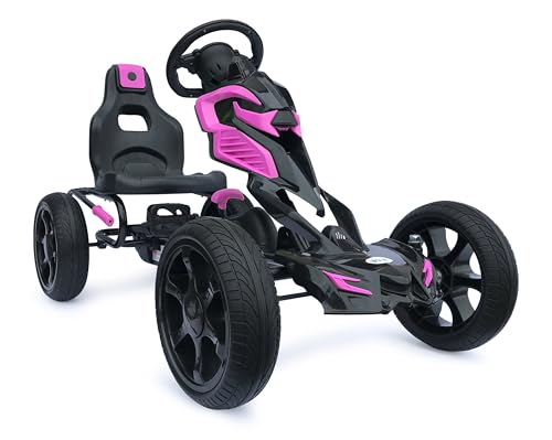 Kinder Pedal Go Kart - 5-12 Jahre, Mit Pedal, Shaum Reifen Eva Wheels von Generisch