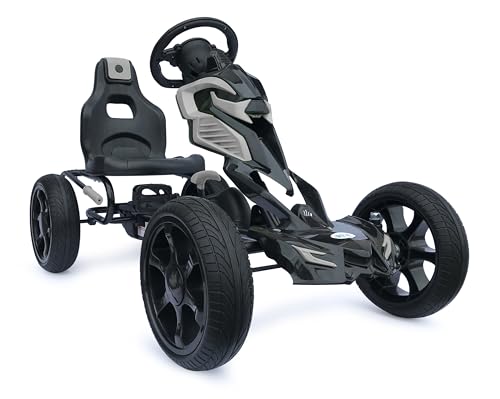 Kinder Pedal Go Kart - 5-12 Jahre, Mit Pedal, Shaum Reifen Eva Wheels von Generisch