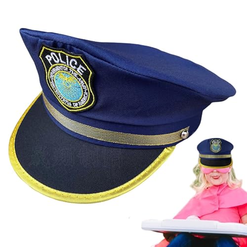 Kinder-Polizisten-Mütze,Polizisten-Mütze Für Kinder, Cop-Hut Für Kinder, Cooles Rollenspielspielzeug, Kinderpolizisten-Kostümzubehör, Verstellbares Design Für Verkleidungen, Rollenspiele Und Kostüme Kinder-Polizisten-Mütze,Polizisten-Mütze Für Kinder, Cop-Hut Für Kinder, Cooles Rollenspielspielzeug, Kinderpolizisten-Kostümzubehör, Verstellbares Design Für Verkleidungen, Rollenspiele Und Kostüme von Generisch