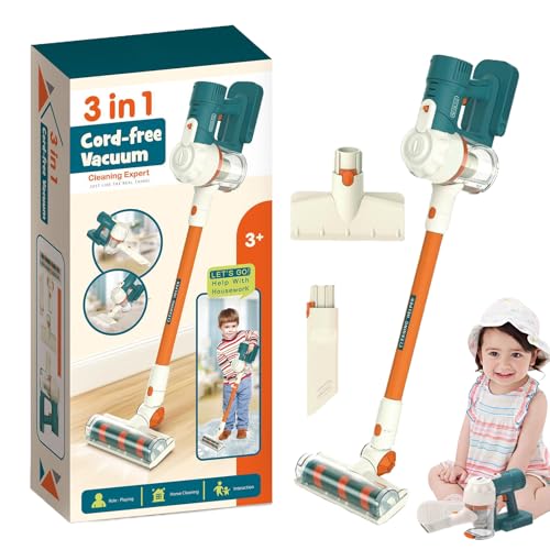 Kinder-Reinigungsspielzeug-Set, Kinderstaubsauger, der wirklich funktioniert | Realistisches Rollenspiel-Kehrspielzeug - Lustiger Kinder-Spielzeug-Staubsauger, Machen Sie Ihren Kindern Spaß beim Putze von Generisch