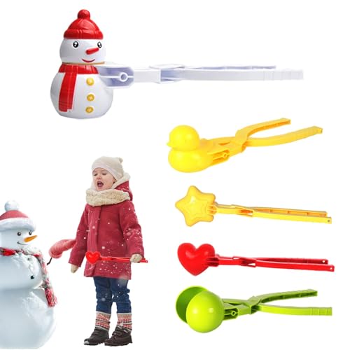 Kinder-Schneespielzeug – Schneeball-Maker-Spielzeug für Kinder, Schneeballschlacht-Werkzeug, Kinder-Winterspielzeug, Schneeball-Clip, Sandformwerkzeuge für Winteraktivitäten im Innen- und Außenbereich Kinder-Schneespielzeug – Schneeball-Maker-Spielzeug für Kinder, Schneeballschlacht-Werkzeug, Kinder-Winterspielzeug, Schneeball-Clip, Sandformwerkzeuge für Winteraktivitäten im Innen- und Außenbereich von Generisch