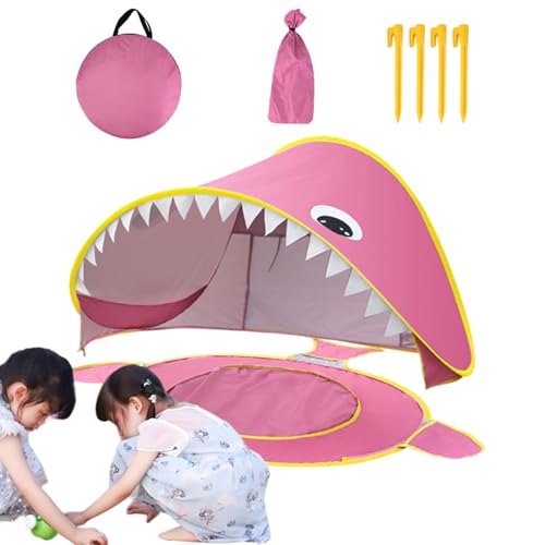 Kinder Spielen Zelt, Strandzelt für Kinder - Cartoon Sun Shade Tent | UV-Schutz wasserdicht mit integriertem kleinem Pool, Faltbarer tragbarer Sonnenschutz für das Campingfischen in der Familie Kinder Spielen Zelt, Strandzelt für Kinder - Cartoon Sun Shade Tent | UV-Schutz wasserdicht mit integriertem kleinem Pool, Faltbarer tragbarer Sonnenschutz für das Campingfischen in der Familie von Generisch