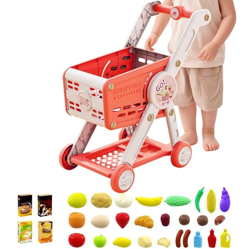 Kinder Spielzeug Einkaufswagen,Rollenspiel Einkaufswagen | Rollenspiel zum Lernen für Puppenhaus Mädchen Kleinkinder Alter 1-3 und Kinder Spielzeug Einkaufswagen,Rollenspiel Einkaufswagen | Rollenspiel zum Lernen für Puppenhaus Mädchen Kleinkinder Alter 1-3 und von Generisch