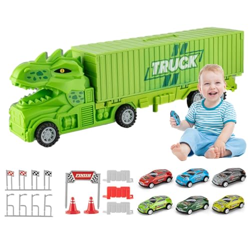 Kinder Spielzeugwagen, Carrier Truck Race Track Kinderspielzeug,Kleinkindfahrzeuge lustige Autospielset - Alloy Early Education Spielzeug Kinderfahrzeug für Kinder über 4 Jahre alt Kinder Spielzeugwagen, Carrier Truck Race Track Kinderspielzeug,Kleinkindfahrzeuge lustige Autospielset - Alloy Early Education Spielzeug Kinderfahrzeug für Kinder über 4 Jahre alt von Generisch