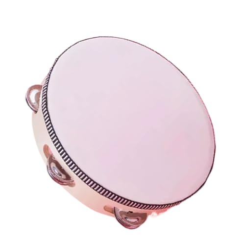Kinder-Tamburin-Trommel, professionelle Handtrommel, 20,3 cm Tamburine für Hochzeit, Lerninstrumente Kinder-Tamburin-Trommel, professionelle Handtrommel, 20,3 cm Tamburine für Hochzeit, Lerninstrumente von Generisch