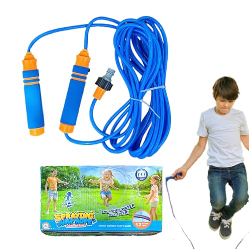 Kinder Wassersprenger | Gartensprenger Springseil Wasserspiele,Sprühseil Mit Wasserspielen Für Garten, Und Hinterhofaktivitäten Kinder Wassersprenger | Gartensprenger Springseil Wasserspiele,Sprühseil Mit Wasserspielen Für Garten, Und Hinterhofaktivitäten von Generisch