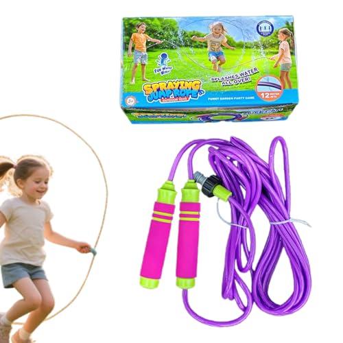 Kinder Wassersprenger | Kleinkinder Sprinkler Seil Mit Wasserspiel,2-in-1 Interaktives Spielzeug Springseil mit Sprühdüsen + Outdoorspaß für Familienfeste Kinder Wassersprenger | Kleinkinder Sprinkler Seil Mit Wasserspiel,2-in-1 Interaktives Spielzeug Springseil mit Sprühdüsen + Outdoorspaß für Familienfeste von Generisch