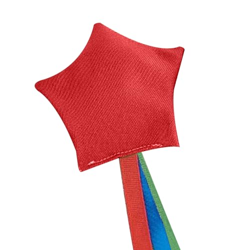 Kinder Wurfsäckchen,Kleine Wurfsäckchen Im Stern-Design - Tragbares Wurfspiel Mit Bändern Und Gewichten Für Karneval Schule Sportunterricht von Generisch