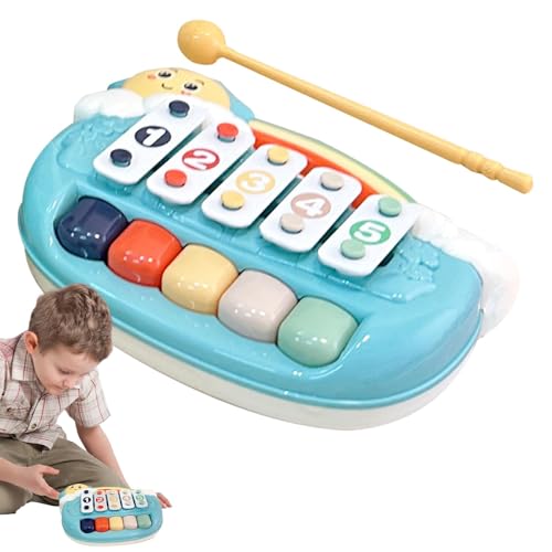 Kinder Xylophon -Instrument, Xylophonspielzeug für Kinder - Cartoon Musical Xylophon Toys 5 Schlüssel - Musiksusorische Aktivität, Bildungsspiel, farbenfrohes Percussion -Instrument für den Kindergart Kinder Xylophon -Instrument, Xylophonspielzeug für Kinder - Cartoon Musical Xylophon Toys 5 Schlüssel - Musiksusorische Aktivität, Bildungsspiel, farbenfrohes Percussion -Instrument für den Kindergart von Generisch