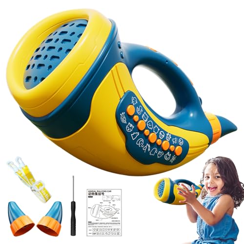 Kinder interaktives Horn - Animal Sound Maker, Verspielte Lerntrompete | Abenteuerspielzeuginstrument, Bildungsattrainer, Jagdsimulation Musikwerkzeug für Kleinkinder im Freien Spaß, Tier Sounds Spiel von Generisch