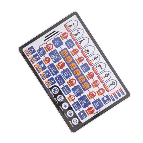 Kinder-lerntablett Tragbares Lernspielzeug Interaktiver Sound Elektronisches Buch Kleinkindspielzeug Kinderspielzeug von Generisch