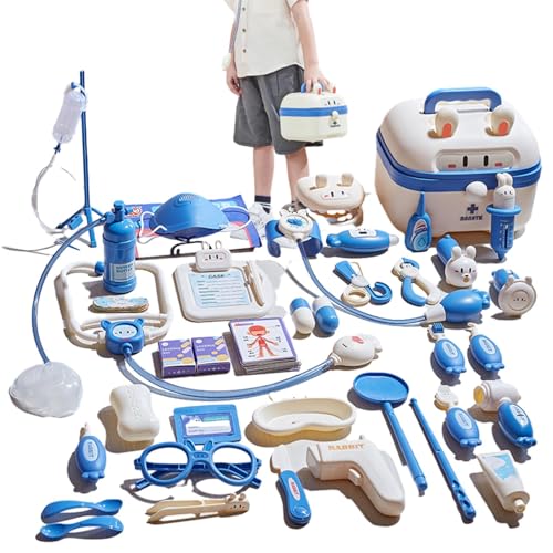 Kinderarzt Playset - Multi funktionales medizinisches Kit für das Spielen, Doktorrollenspiel mit Sound | Ausgezeichneter Kinderspielzeug -Arztkit, Doctor Koffer Playset für Geburtstage und Lernen Kinderarzt Playset - Multi funktionales medizinisches Kit für das Spielen, Doktorrollenspiel mit Sound | Ausgezeichneter Kinderspielzeug -Arztkit, Doctor Koffer Playset für Geburtstage und Lernen von Generisch