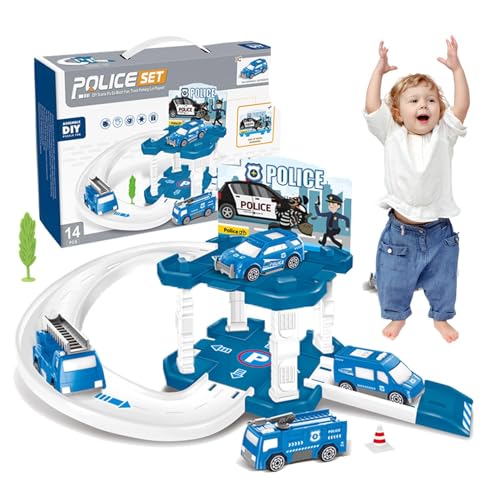 Kinderautobahn,Autobahnspielzeug | Interaktives Spielzeug Spielzeugauto-Schienenset | Rennstrecken-Spielset, Feinmotorik-Lernspiele, städtisches Parkplatz-Autospielzeug für und Mädchen ab 3 Jahren Kinderautobahn,Autobahnspielzeug | Interaktives Spielzeug Spielzeugauto-Schienenset | Rennstrecken-Spielset, Feinmotorik-Lernspiele, städtisches Parkplatz-Autospielzeug für und Mädchen ab 3 Jahren von Generisch