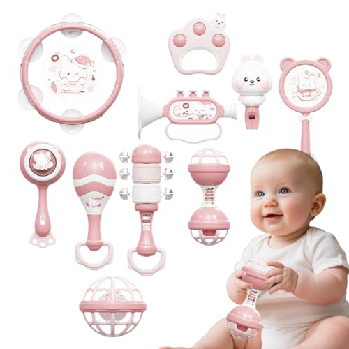 Kinderinstrumente,Vorschul Percussion-Set Mit Klanghölzern - Multifunktionelles Percussion Set Ab 18 Monaten Für Zuhause Kindergarten & Krippe von Generisch