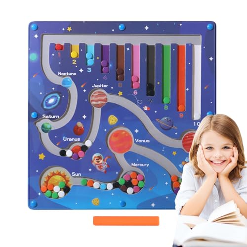 Kinderkognitionsspielzeug, magnetisches Labyrinth, Brettspiel, farbenfrohe und ansprechende, Sicherheit und dauerhaftes Design, 22.5 x 22,5 x 0,7 cm zum Geburtstag von Kindern Day Kinderkognitionsspielzeug, magnetisches Labyrinth, Brettspiel, farbenfrohe und ansprechende, Sicherheit und dauerhaftes Design, 22.5 x 22,5 x 0,7 cm zum Geburtstag von Kindern Day von Generisch