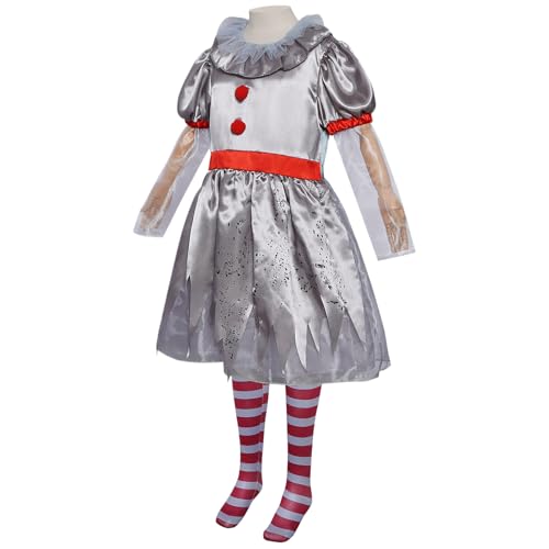 Kinderkostüme, Mädchen Kostüm Verung, Gruselige Spieler Für Feste Karneval Geburtstag Weihnachtsfeiern von Generisch