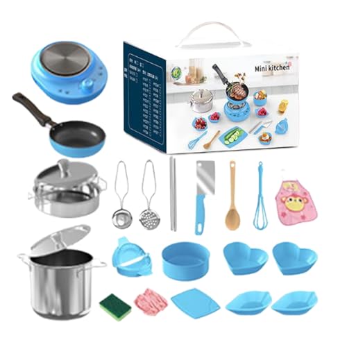 Kinderküchen-Spielzubehör - 22-teiliges Küchen-Rollenspiel Set - Kompaktes Interaktives Kochset Realistische Ausstattung Für Zuhause Kinderzimmer Kreativspiel Kinderküchen-Spielzubehör - 22-teiliges Küchen-Rollenspiel Set - Kompaktes Interaktives Kochset Realistische Ausstattung Für Zuhause Kinderzimmer Kreativspiel von Generisch