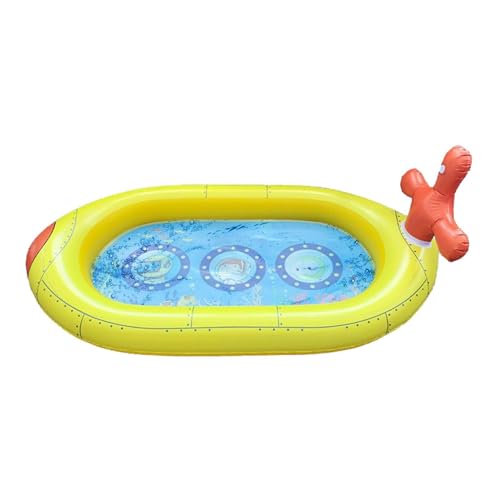 Kinderplanschbecken - Schwimmbad für Kleinkinder 71 x 39 x 21 Zoll | Kinder-Außenpool mit Wasserbrunnen, Sommerspielzeug, aufblasbarer Pool, verdickt für Kinder Kinderplanschbecken - Schwimmbad für Kleinkinder 71 x 39 x 21 Zoll | Kinder-Außenpool mit Wasserbrunnen, Sommerspielzeug, aufblasbarer Pool, verdickt für Kinder von Generisch