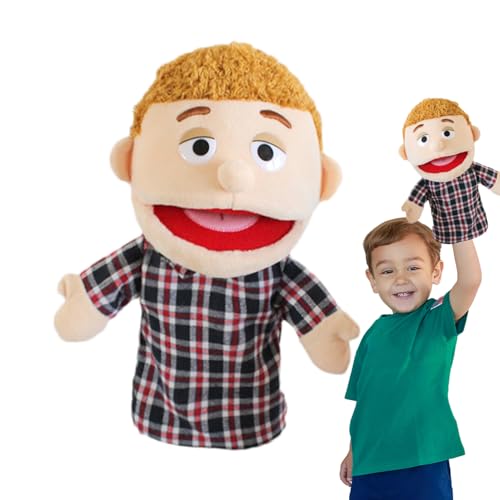Kinderpuppen,Kinderhandpuppen | Vaterpuppen Spielzeug,Geschichtenerzählpuppen Für Mädchen Und, Kinderhandpuppen, Puppentheaterspielzeug, Weiche Familienpuppen von Generisch