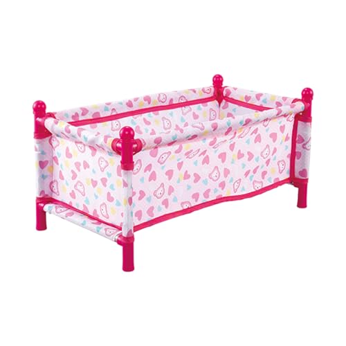 Kinderpuppenbett, Kinderpuppenwiege - Kinderpuppenmöbel,Realistische Puppe Rollenspiel Spielzeug Kinderwagen Puppe Autositz Träger Wiege für Mädchen von Generisch
