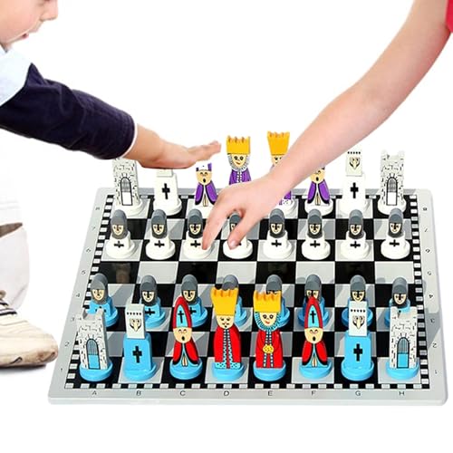 Kinderschachspiel - Holzschacher -Spielzeug, Klassisches Puzzle -Set, Kompaktes Reisekit | Aktivitäten Für EIN Engagierte Mind Development -Aktivität, Leichter Speicherfreundlichkeit Perfekt Für Spaß Kinderschachspiel - Holzschacher -Spielzeug, Klassisches Puzzle -Set, Kompaktes Reisekit | Aktivitäten Für EIN Engagierte Mind Development -Aktivität, Leichter Speicherfreundlichkeit Perfekt Für Spaß von Generisch
