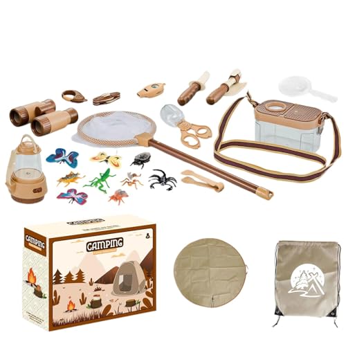 Kinderspiel-Campingset, Outdoor-Campingspielzeug | Campingzelt, Lagerausrüstung, Werkzeuge, Küchenspielzeug, Lagerfeuerspielzeug,Realistisches Outdoor-Lagerfeuer-Spielzeugset, Picknick-Utensilien für Kinderspiel-Campingset, Outdoor-Campingspielzeug | Campingzelt, Lagerausrüstung, Werkzeuge, Küchenspielzeug, Lagerfeuerspielzeug,Realistisches Outdoor-Lagerfeuer-Spielzeugset, Picknick-Utensilien für von Generisch