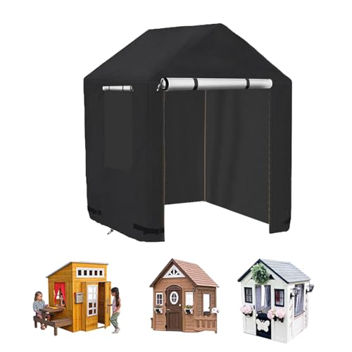 Kinderspielhausabdeckung im Freien - langlebige wasserdichte und staubdichten Abdeckung | Hochleistungs-Allwetterschutz | 420d Oxford Fabric Playhouse Shield, ideal für Gartenhausschutz ganzjährig von Generisch