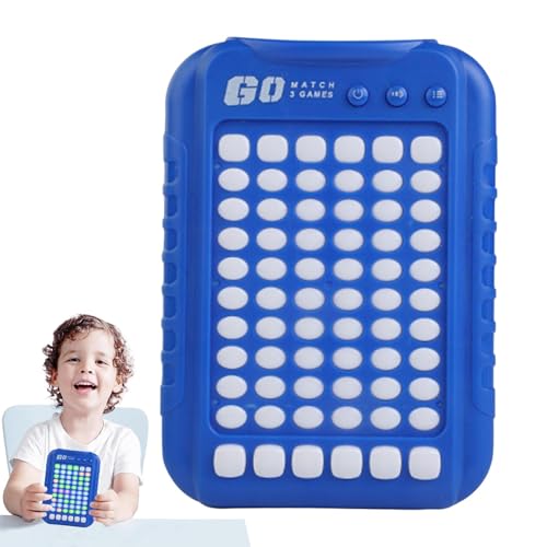 Kinderspielkonsole, Handheld -Spiele für Kinder | Tragbare kleine Reisespiele | Vorschullernaktivitäten, STEM -Spielzeug, Erinnerungstrainer für Schule, Zuhause, Freien, Weihnachten von Generisch