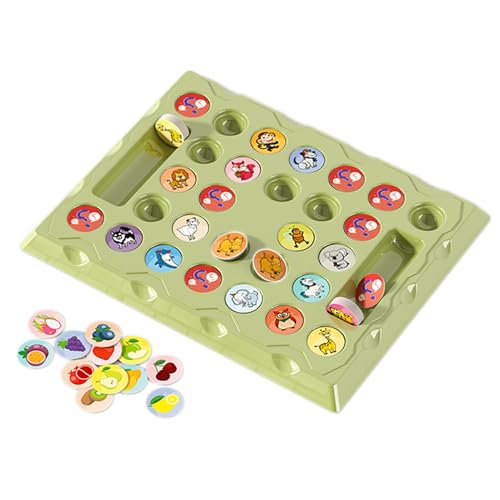 Kinderspielspiel, Matching Chess Game - Zwei-Spieler-Tabletop-Bildungsschachbrettspiel - Logisches Denken Spielen Spielzeug für, Familie, Freunde, Mädchen, Kinder von Generisch