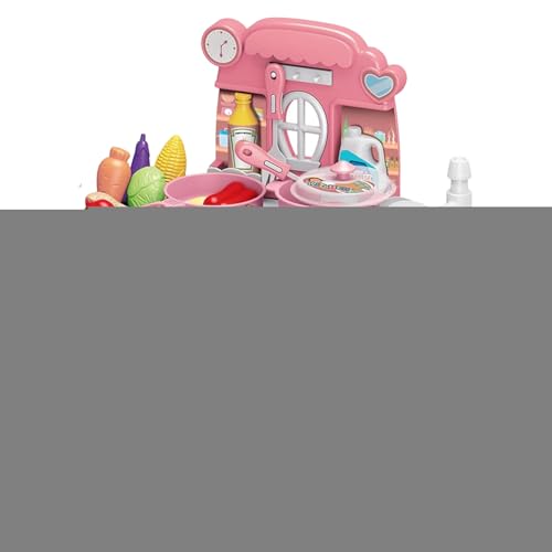 Kinderspielspielzeug, Tat Küchenspielzeug, Kochset für Kinder, interaktiver, pädagogischer Spaß, 34.5x30x16,5 cm, für die Weihnachtsgeburtstagsfeier Gefälligkeiten nach Hause von Generisch